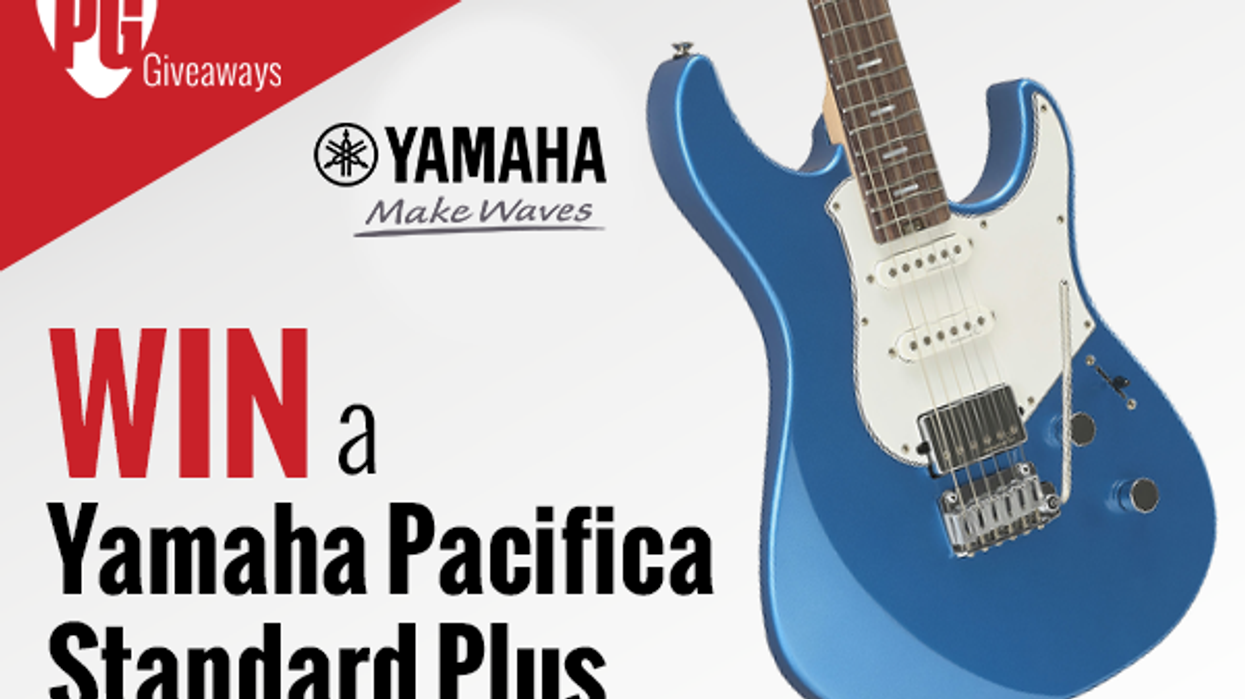 New Giveaway: Win the Yamaha Pacifica Standard Plus!