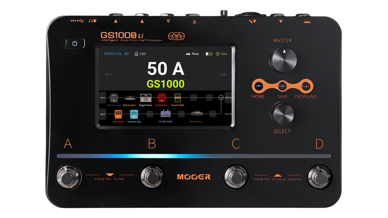 MOOER GS1000 Intelligent Amp Profiling Processor