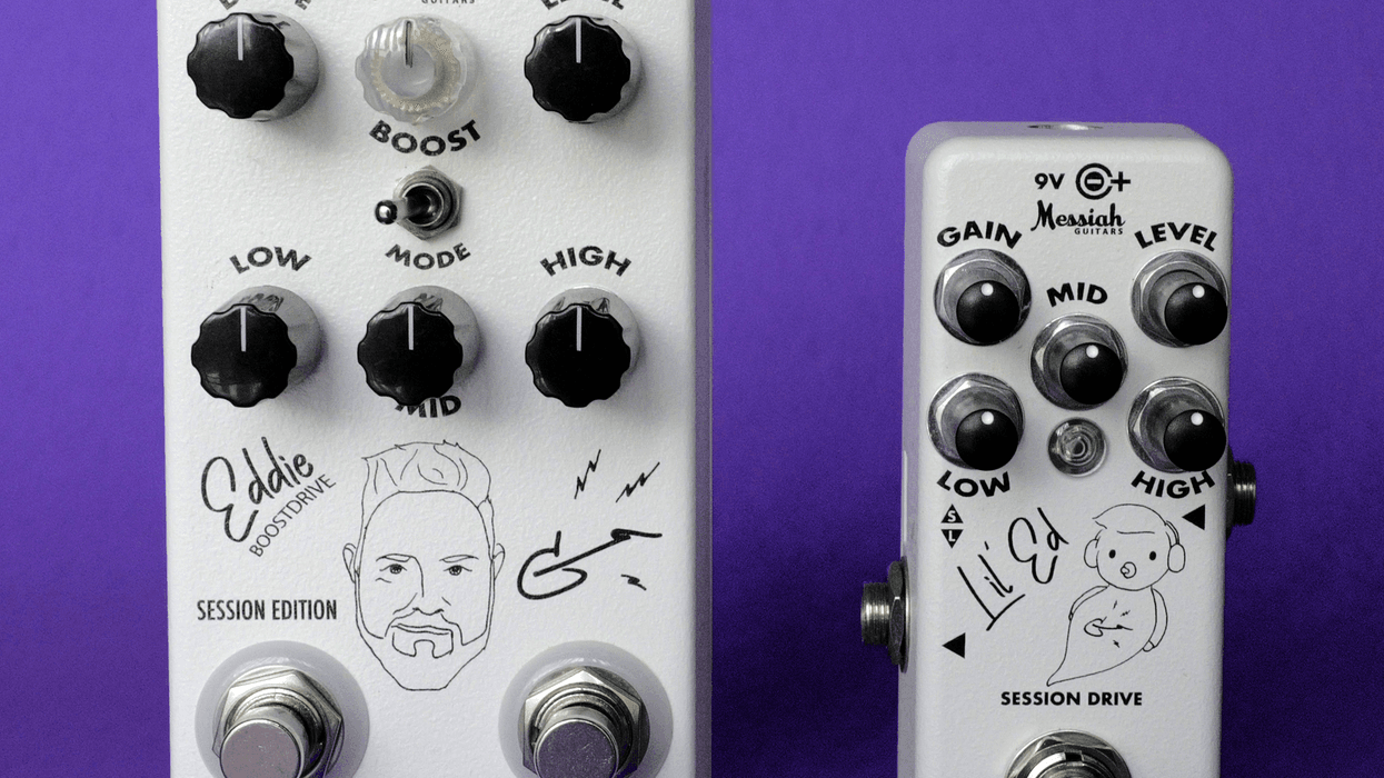Discover the Messiah Guitars Eddie Boostdrive Session Pedal Discover the Messiah Guitars Eddie Boostdrive Session Pedal