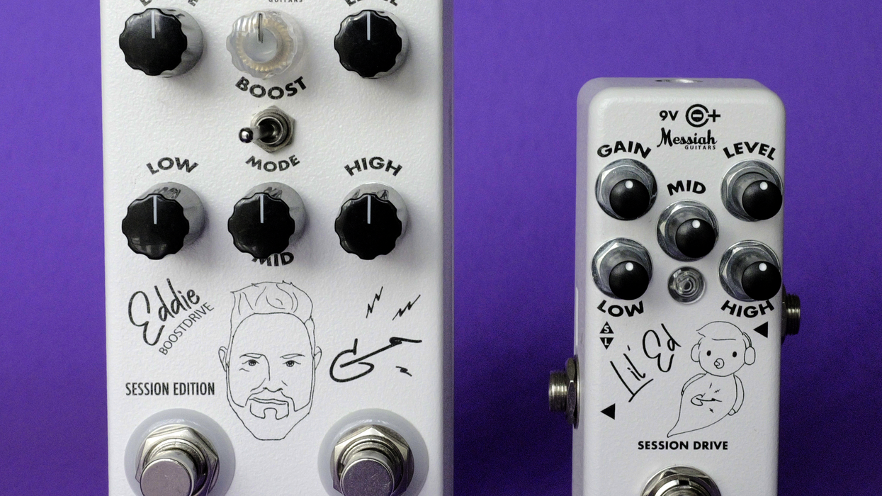 Messiah Guitars Introduces New Eddie Boostdrive Session Pedal