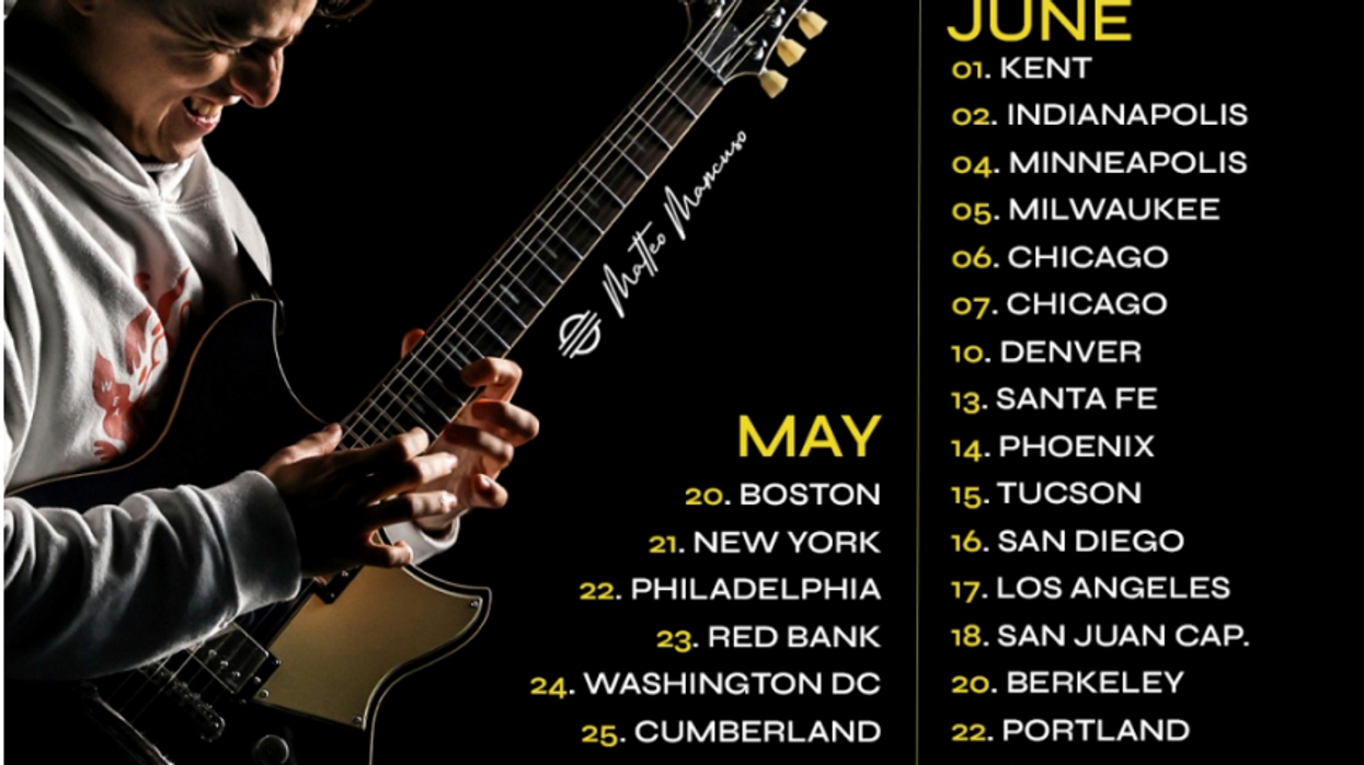 Matteo Mancuso Announces First North American Headline Tour