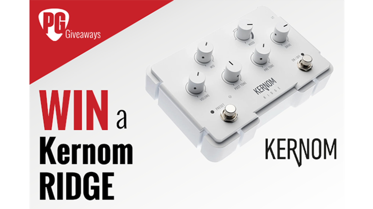Win a KERNOM RIDGE Analog Morphing Drive Pedal – Enter by June 24!