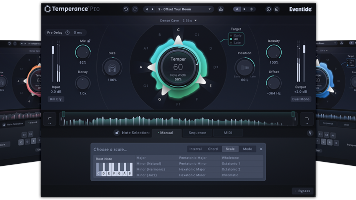 Eventide Audio Introduces Temperance Pro