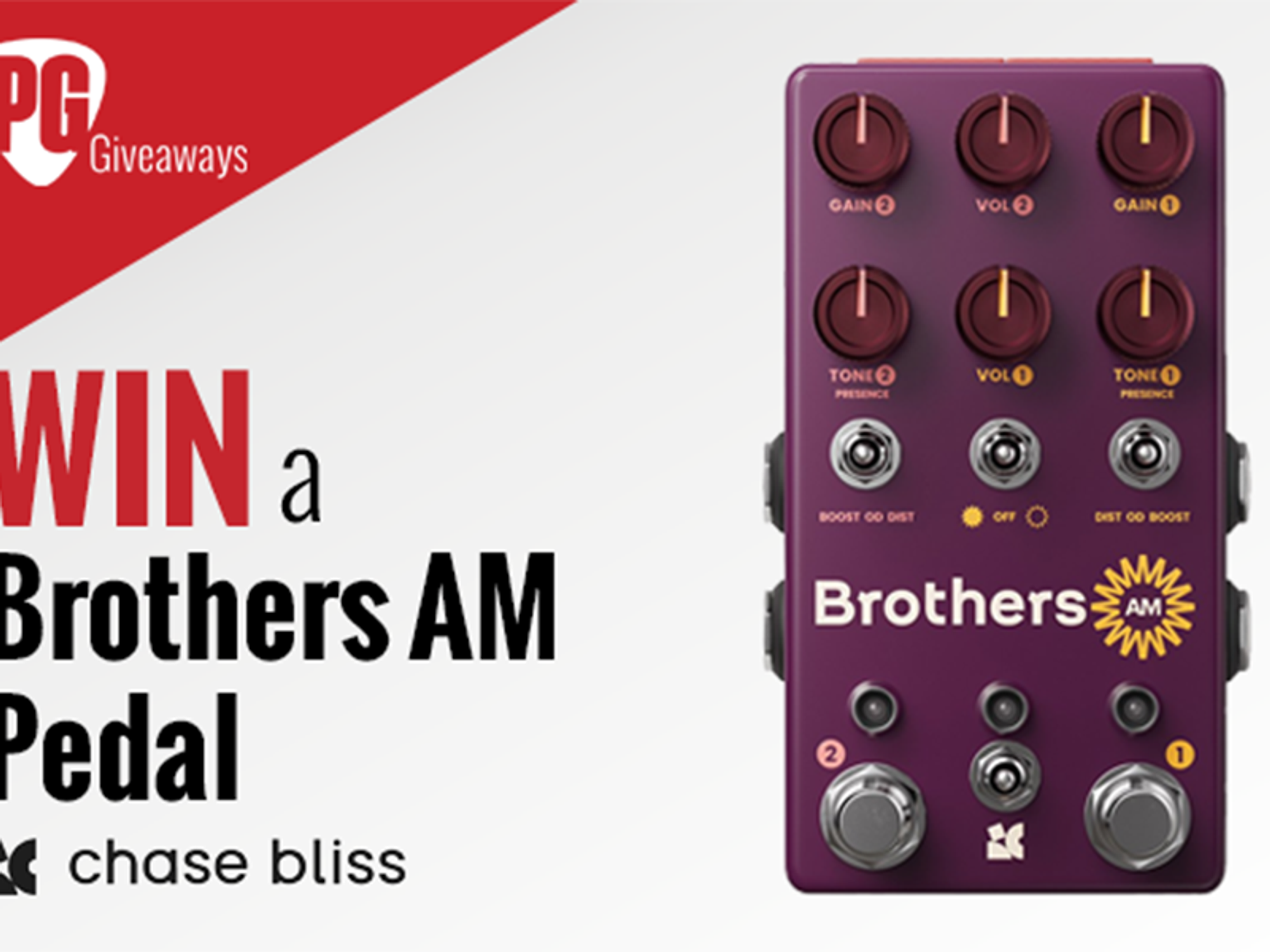 Win a Chase Bliss Brothers AM Pedal! - Premier Guitar Win a Chase Bliss Brothers AM Pedal! - Premier Guitar