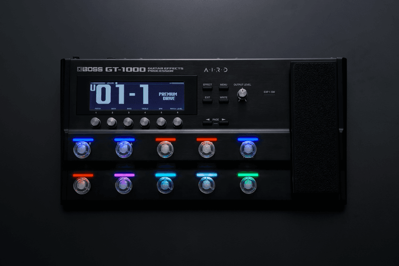 BOSS Announces GX-1 and GX-1B Multi-Effects Processors and FSC-10