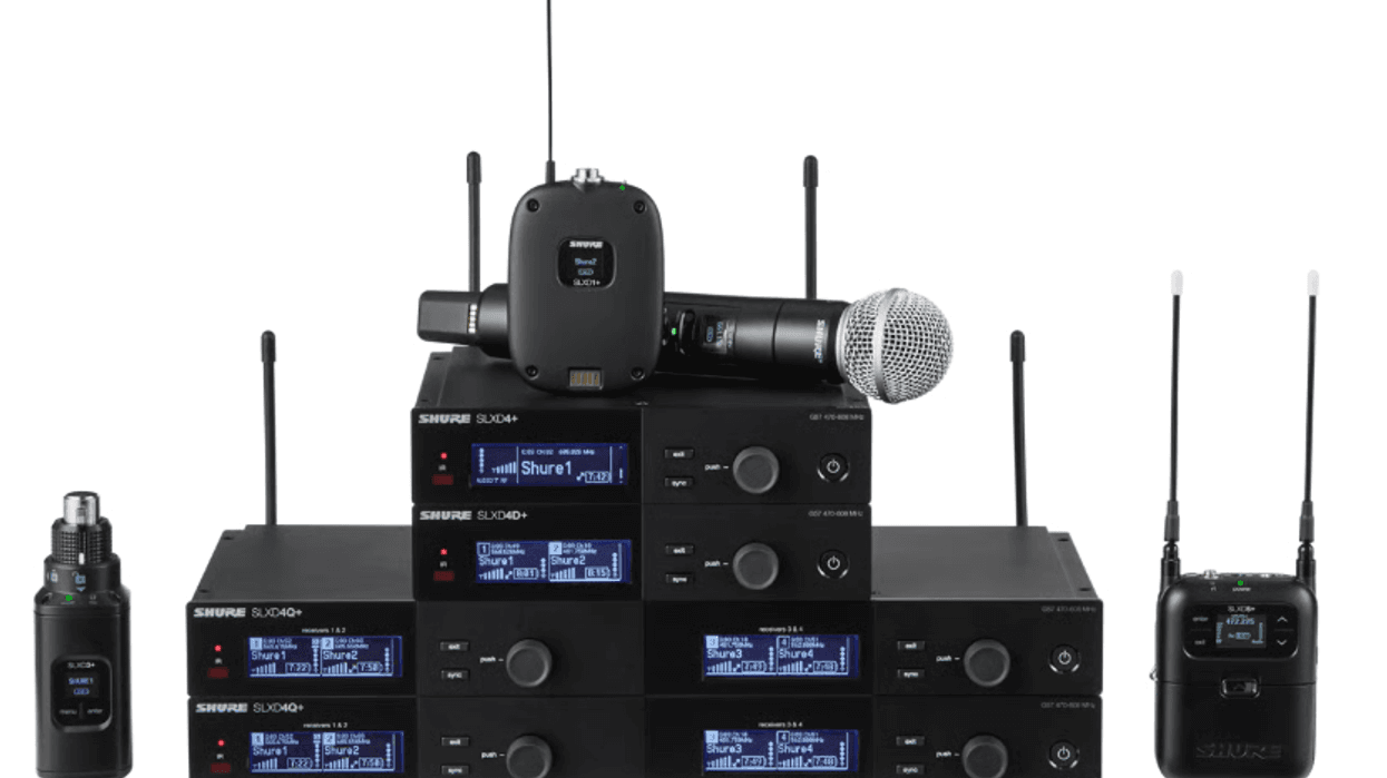 Shure Introduces Slx-D+ Wireless Microphone System