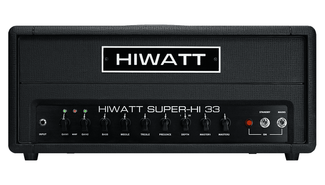 Hiwatt Introduces Super-Hi 33 & Super-Hi 50 Amp Heads