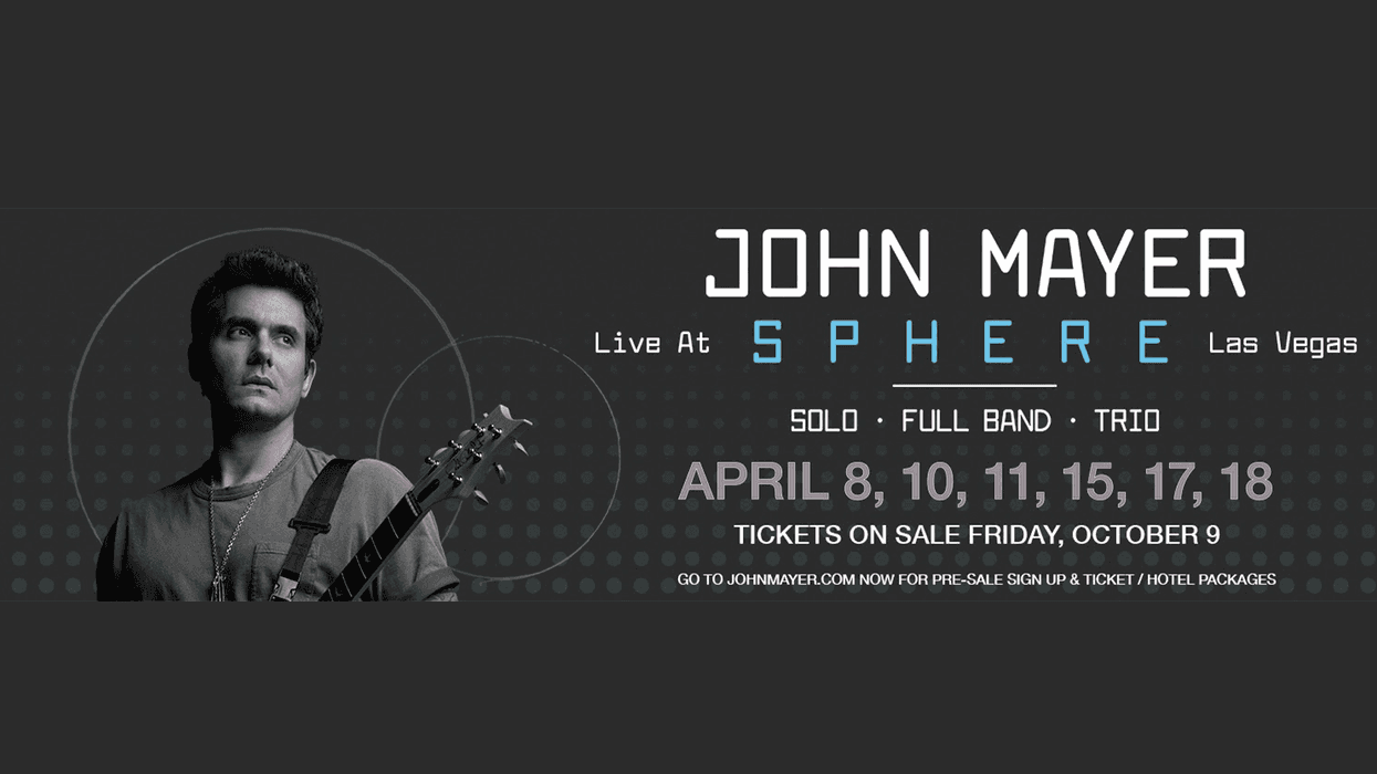 John Mayer Live at Sphere in April 2027: Solo, Full Band, and John Mayer Trio