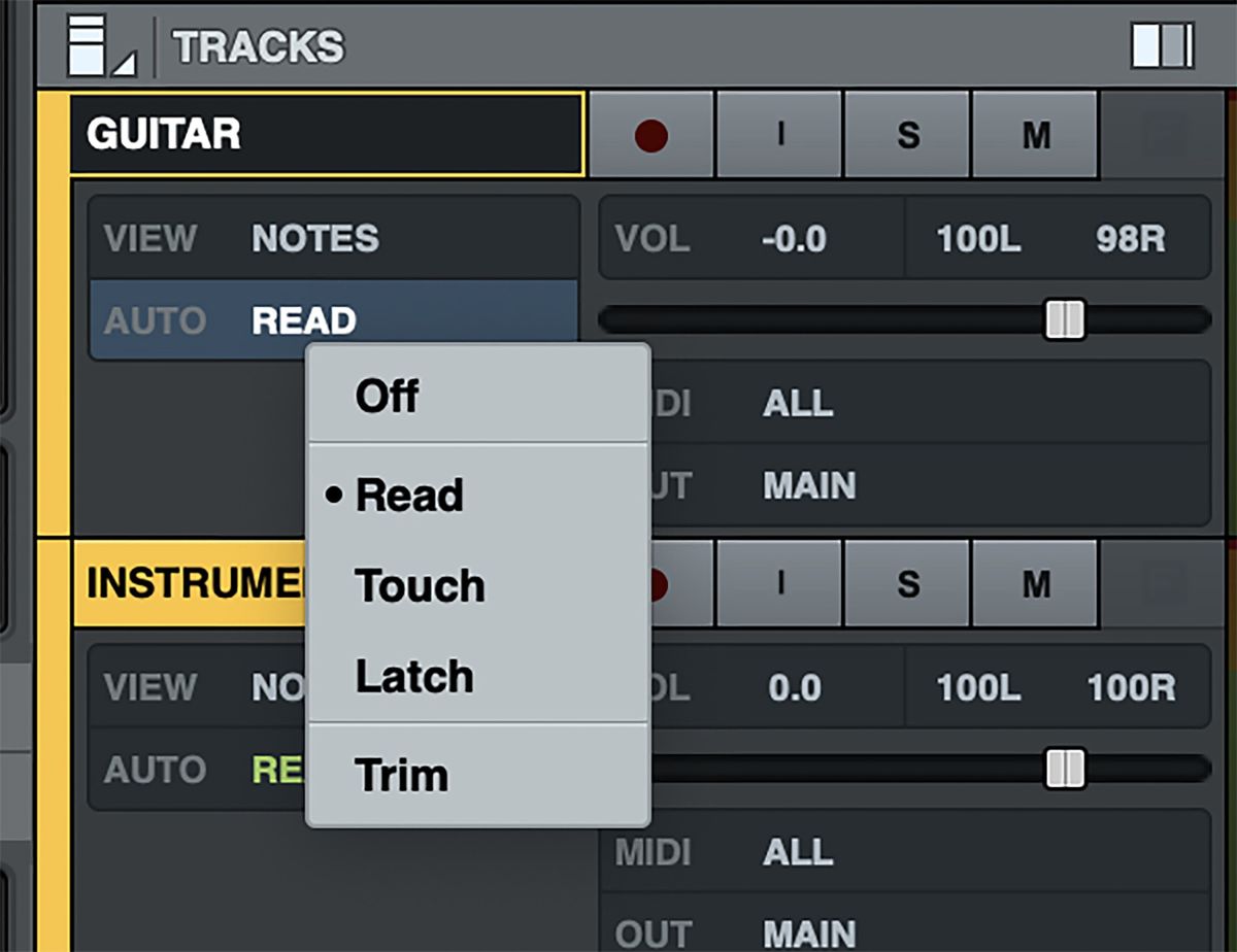 Mixing Your Recordings with Automation