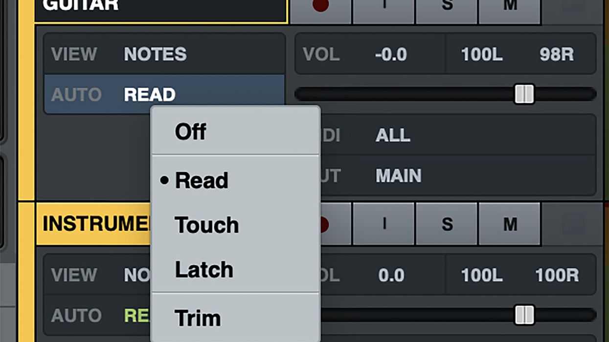 Mixing Your Recordings with Automation