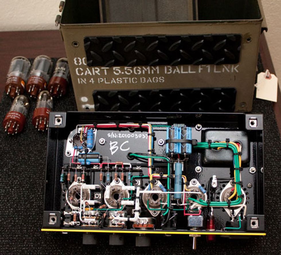 Inside BC Audioуs No. 8 Amplifier