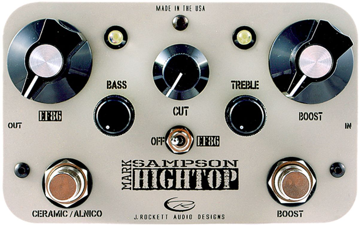 J. Rockett Audio Designs Ushers in Collaboration with  Mark Sampson and Unveils Hightop Boost/EQ