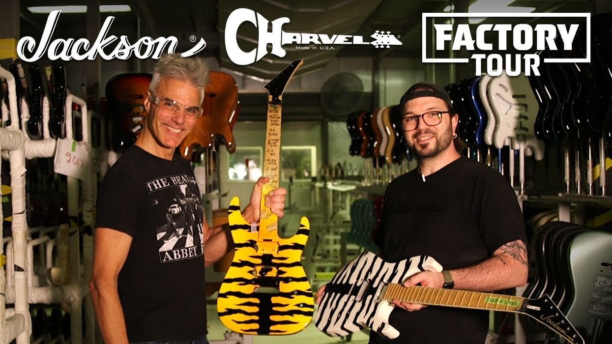 Jackson Guitars & Charvel Guitars Factory Tour
