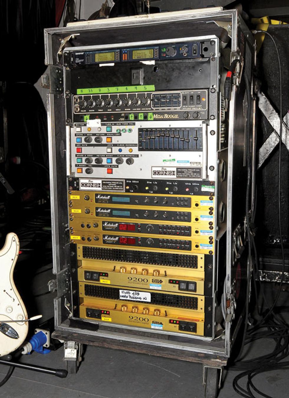 Janick Gers' Rack