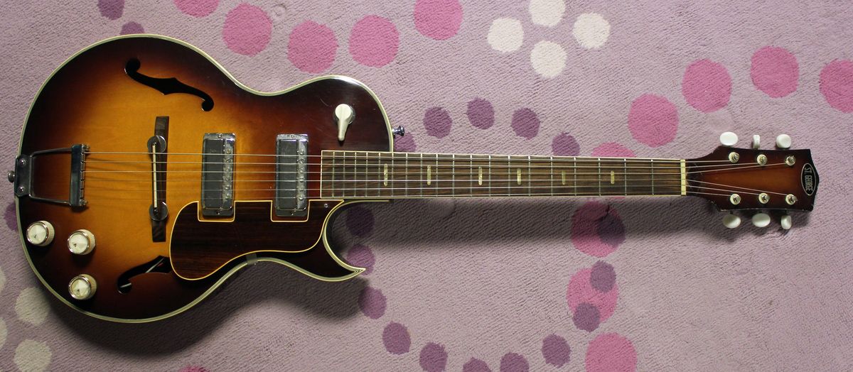 Japanese hollowbody guitar