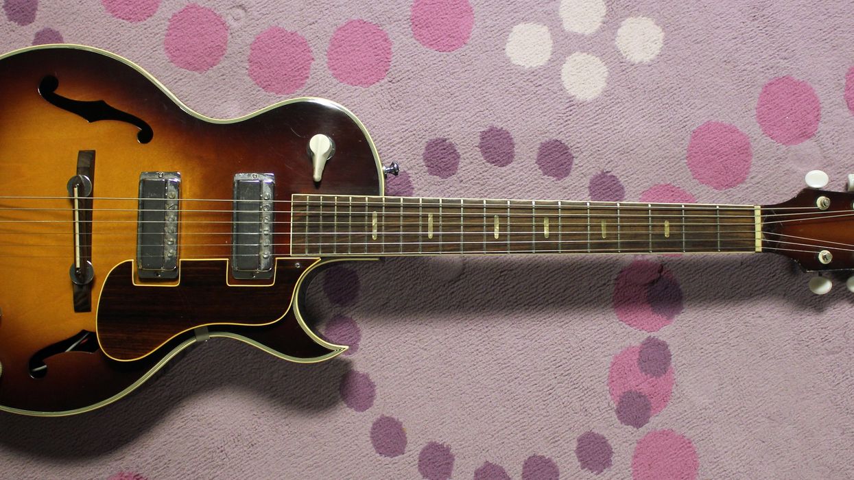 Japanese hollowbody guitar