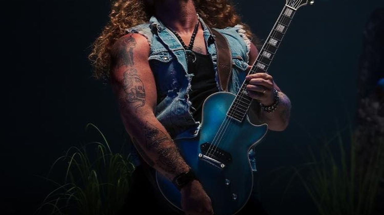 Jared James Nichols Epiphone "Blues Power" guitar