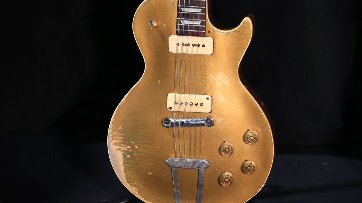 jared james nichols les paul guitar
