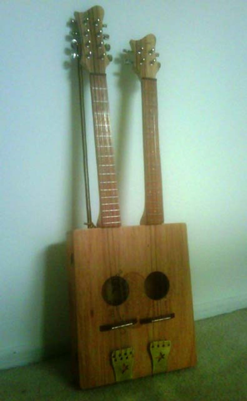 Jason Stockwell's Matty Barrato Doubleneck Cigfiddle