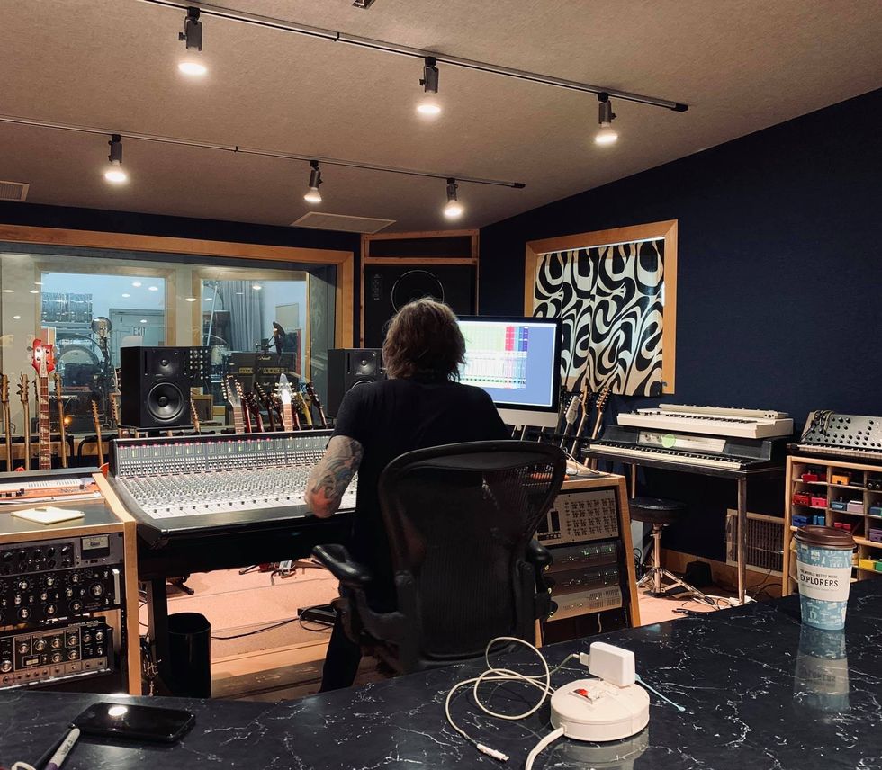 Jeremy Tappero In Studio