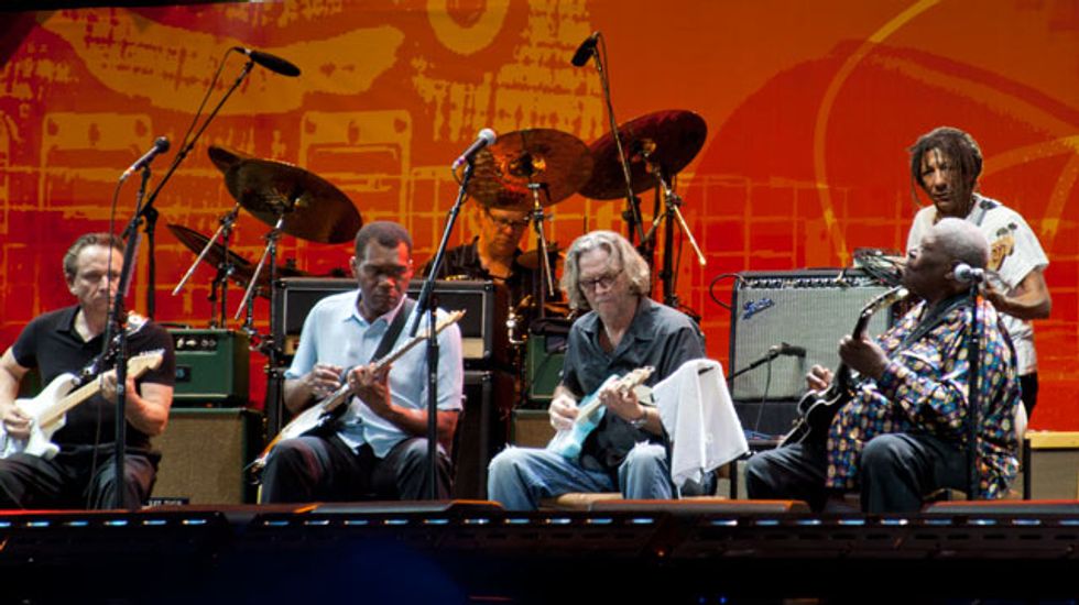 Jimmie Vaughan, Robert Cray, Eric Clapton, and B.B. King