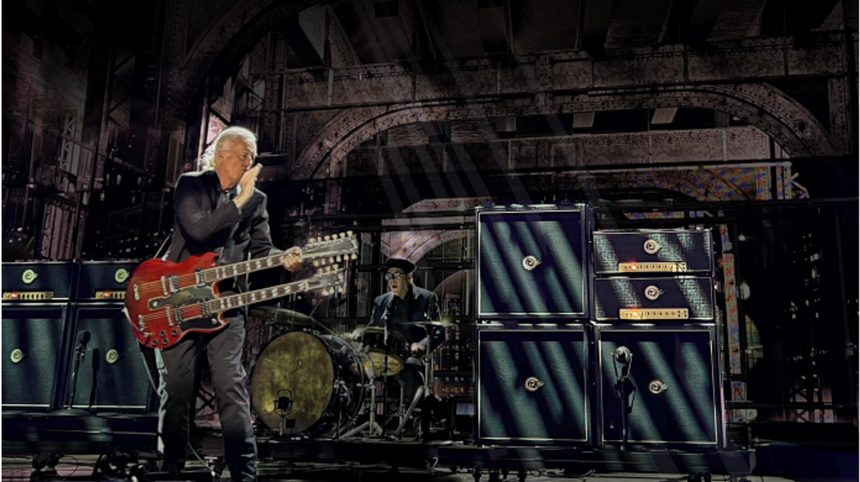 Jimmy Page and Super Dragon Amp