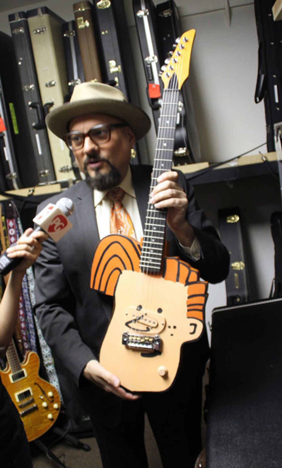 Jimmy Vivino's Conan Head Guitar