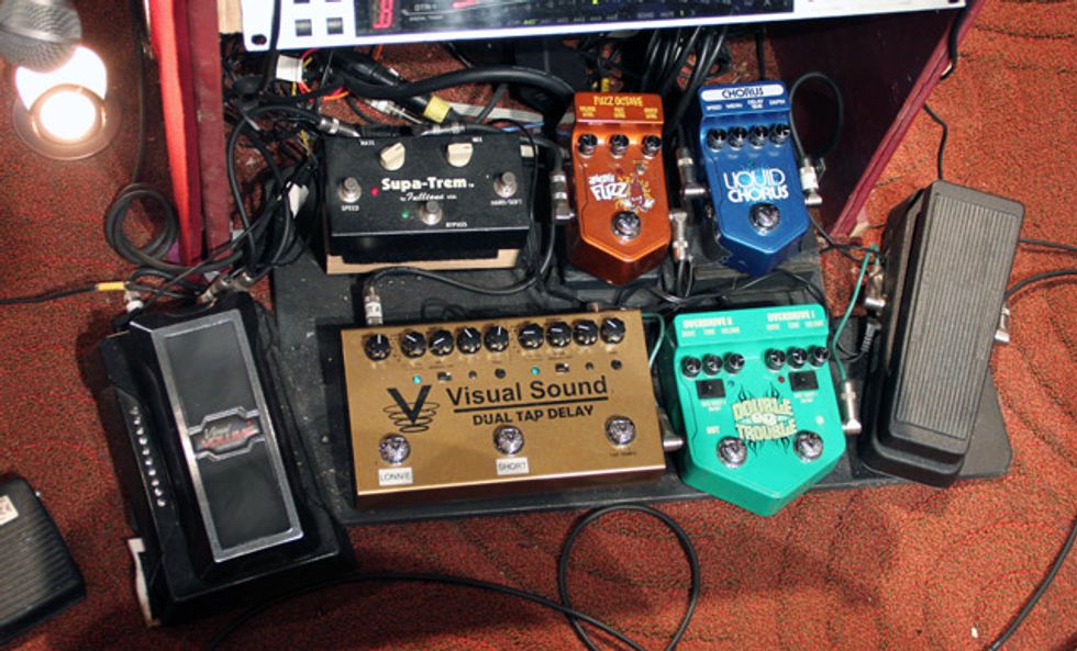 Jimmy Vivino's Pedalboard