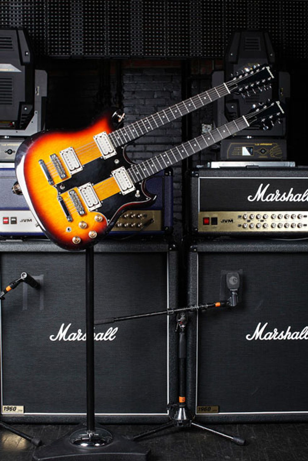 Joe Satriani's Ibanez Doubleneck