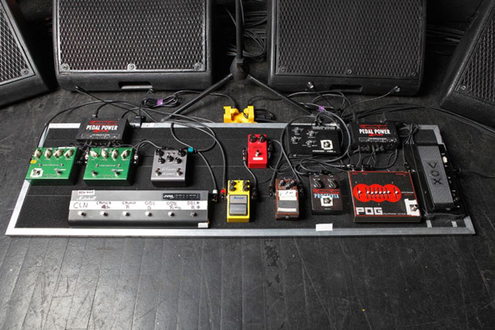 Joe Satriani's Pedalboard