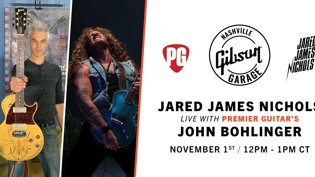 John Bohlinger and Jared James Nichols live guitar event