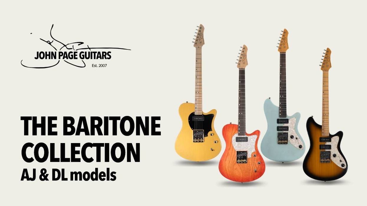 John Page Guitars Introduces Baritone AJ and DL Models