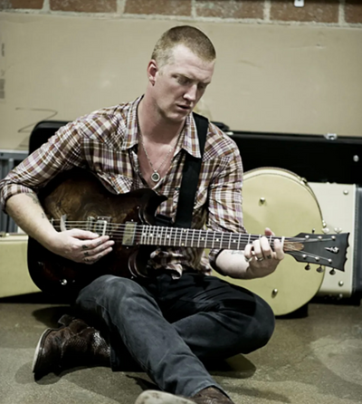 Gear of the Month Josh Homme s Echopark Custom Crow Premier Guitar