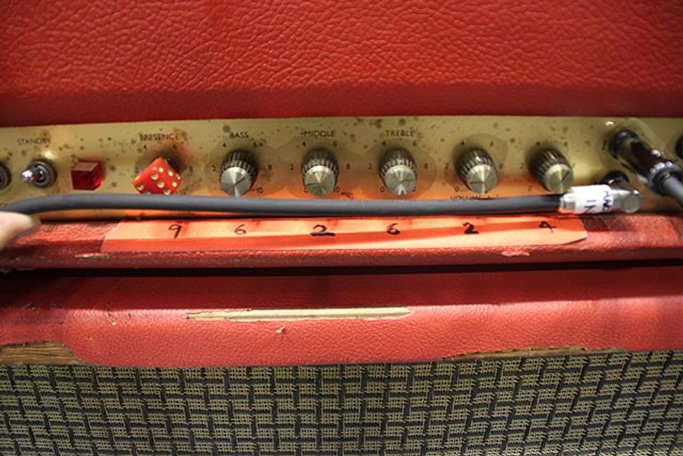 Josh Klinghoffer's Marshall Major Settings