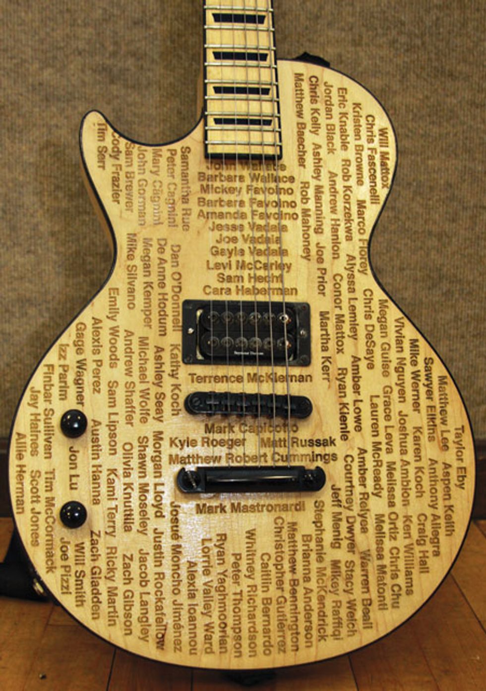 July: 2011 Dustin Wallace Signature Guitar