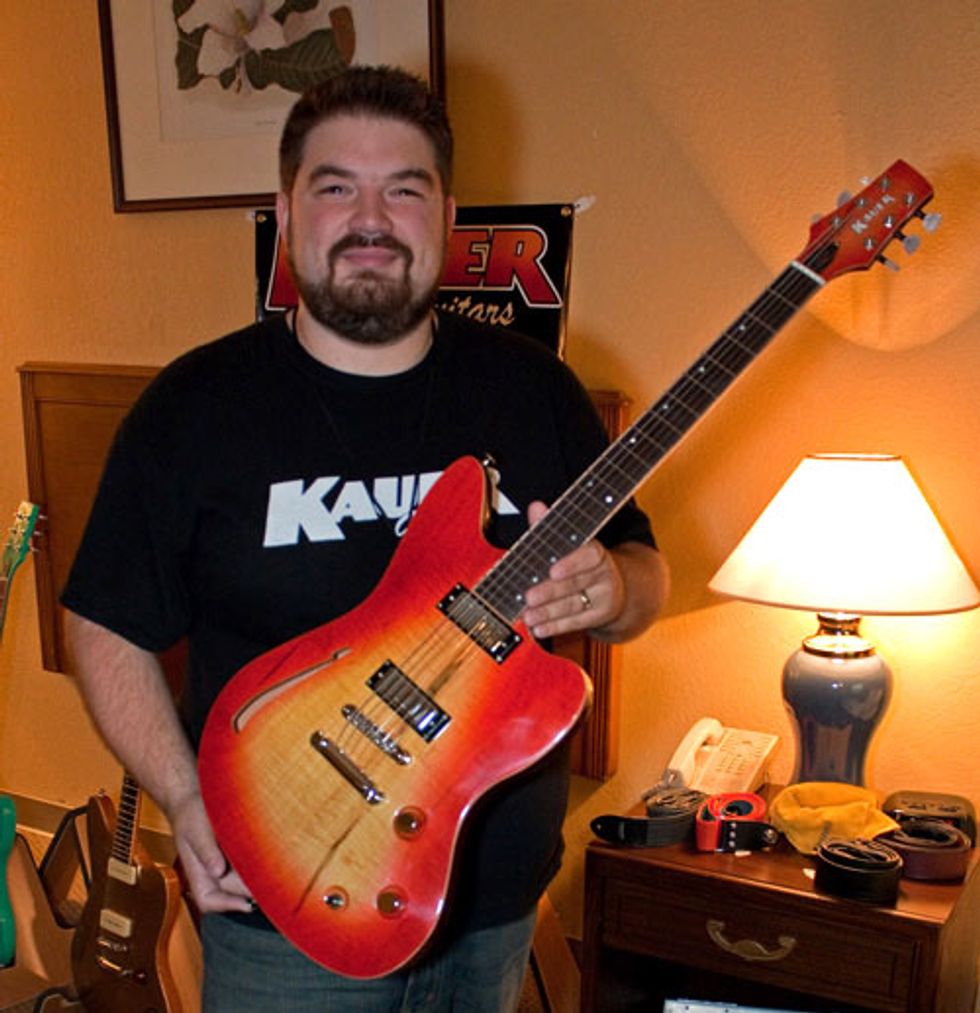 Kauer Guitars hollowbody prototype