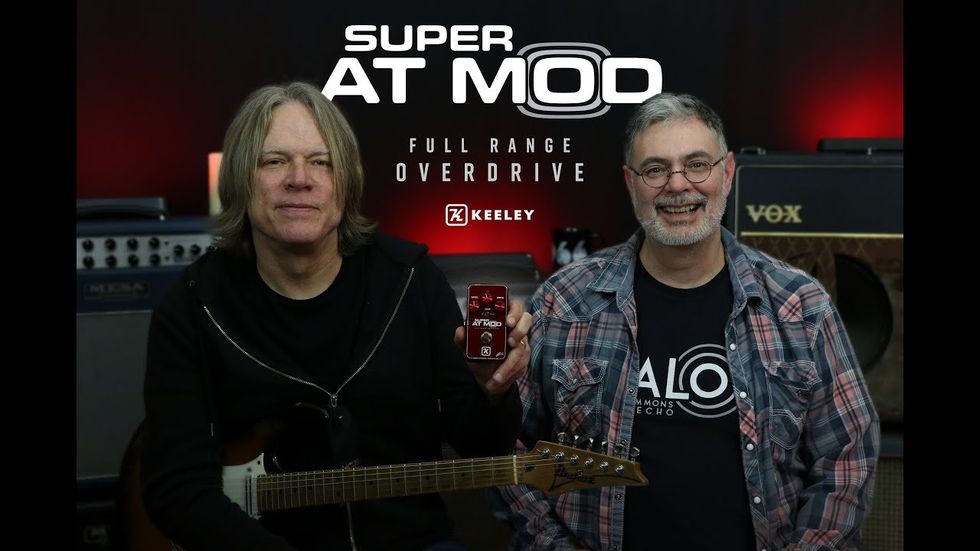 Keeley Electronics Super AT Mod Overdrive - Video Demo Review with Robert  Keeley and Andy Timmons