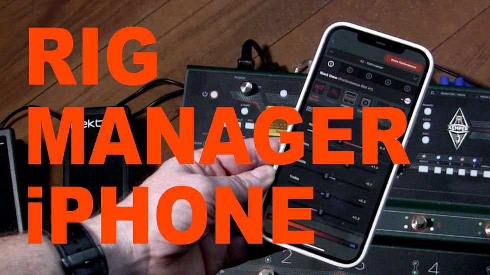 KEMPER PROFILER Rig Manager for iPhone released (Stage)