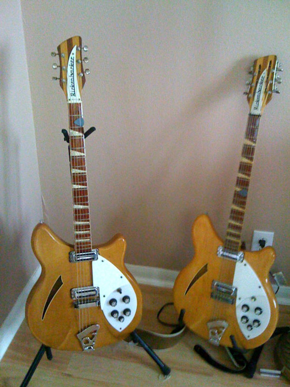 Kenny Kaufman - 1968 Rickenbacker 360 and 1966 Rickenbacker 360/12