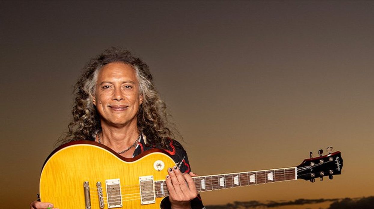 Kirk Hammett Greeny guitar