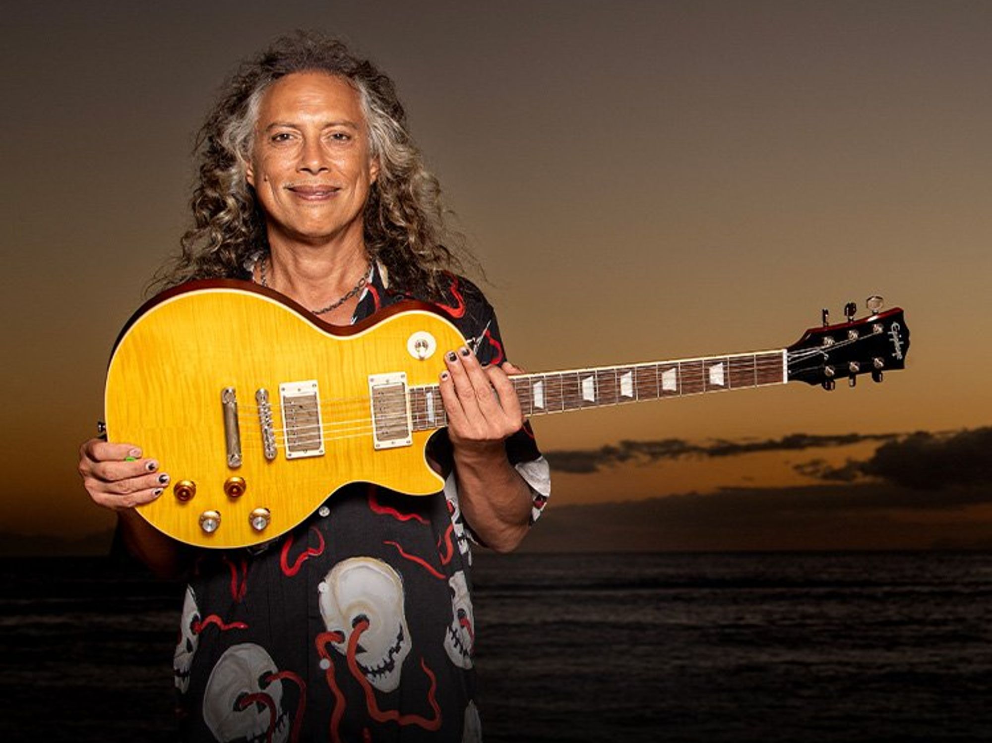 Kirk Hammett & Epiphone Unveil New "Greeny" Guitar - Premier Guitar