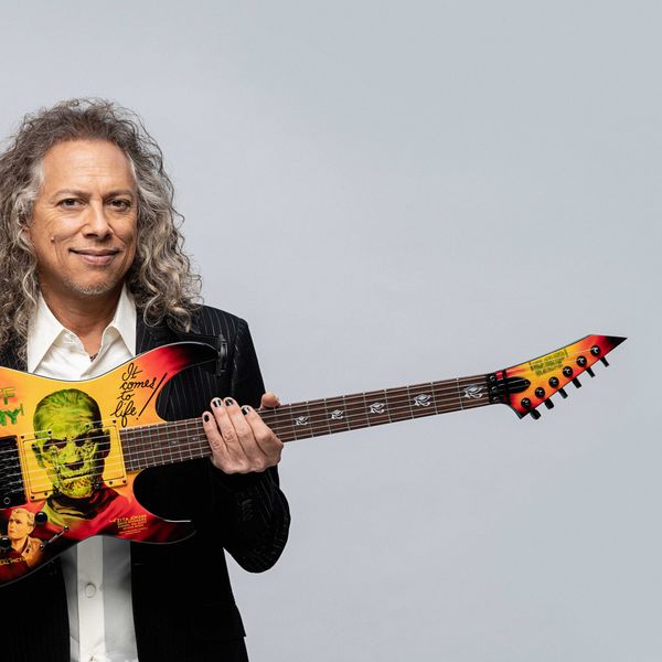 kirk hammett metallica mummy guitar