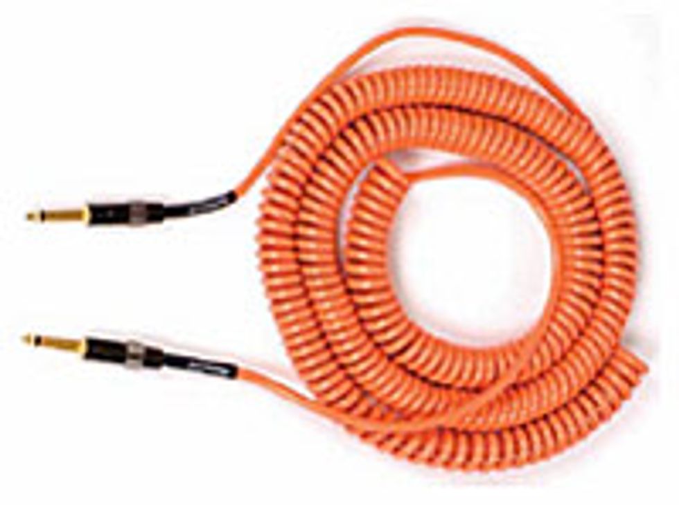 Lava Cable Retro-Coil Instrument Cable