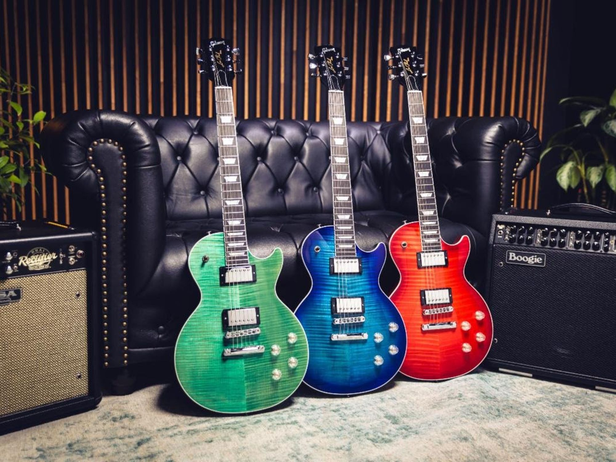 Les Paul guitar modern figured