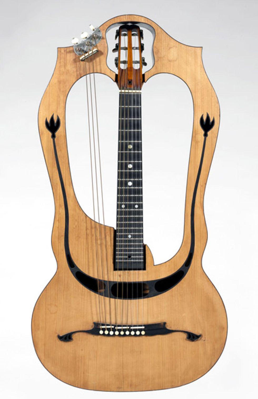Luigi Mozzani Harp Guitar, circa 1915