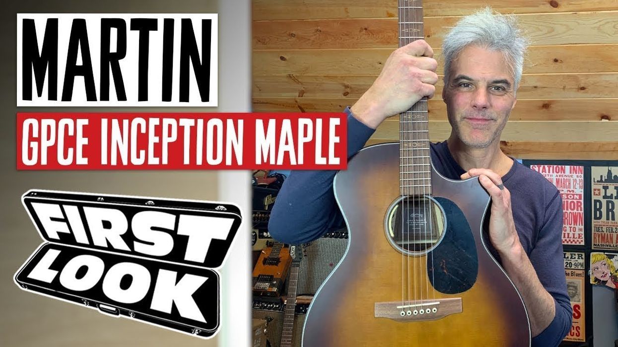 Martin GPCE Inception Maple Demo | First Look