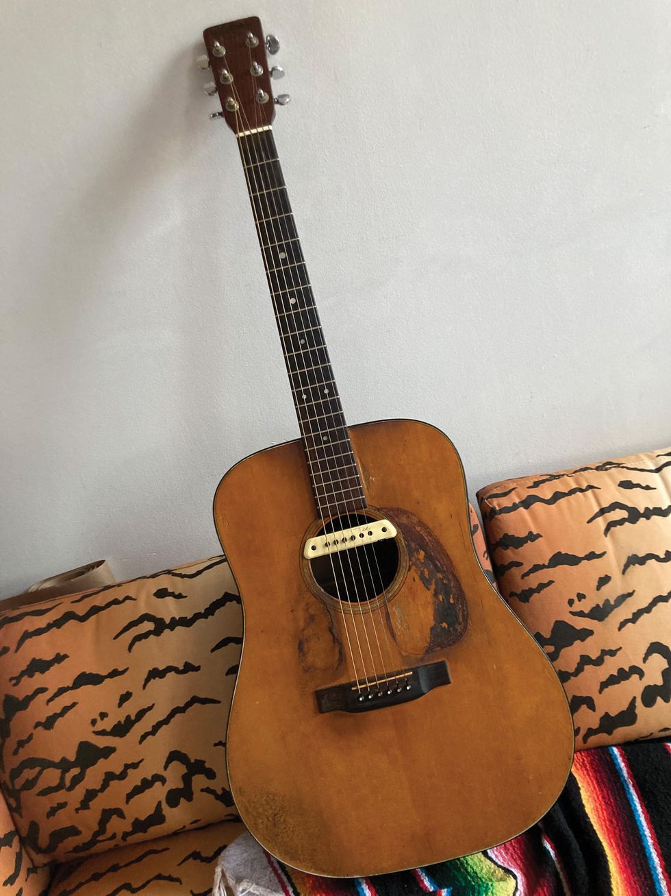 Matt Sweeney's 1969 Martin D-18 (a gift from Neil Diamond)