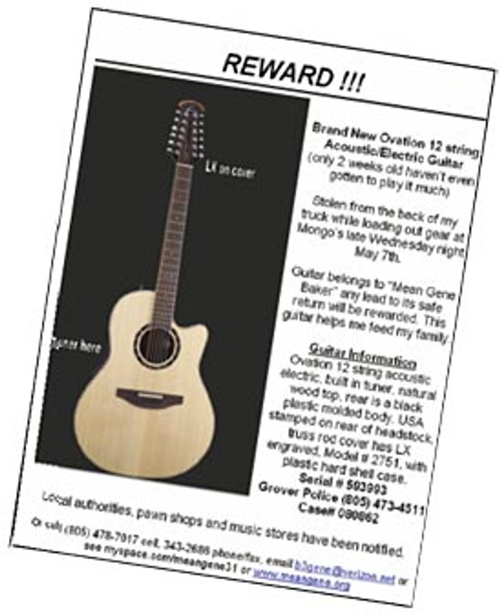 Mean Gene''s Guitar Chronicles