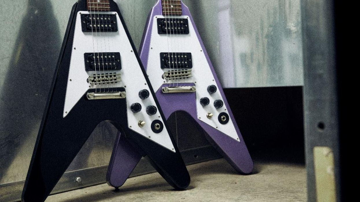 Metallica's Kirk Hammett and Flying V 1979