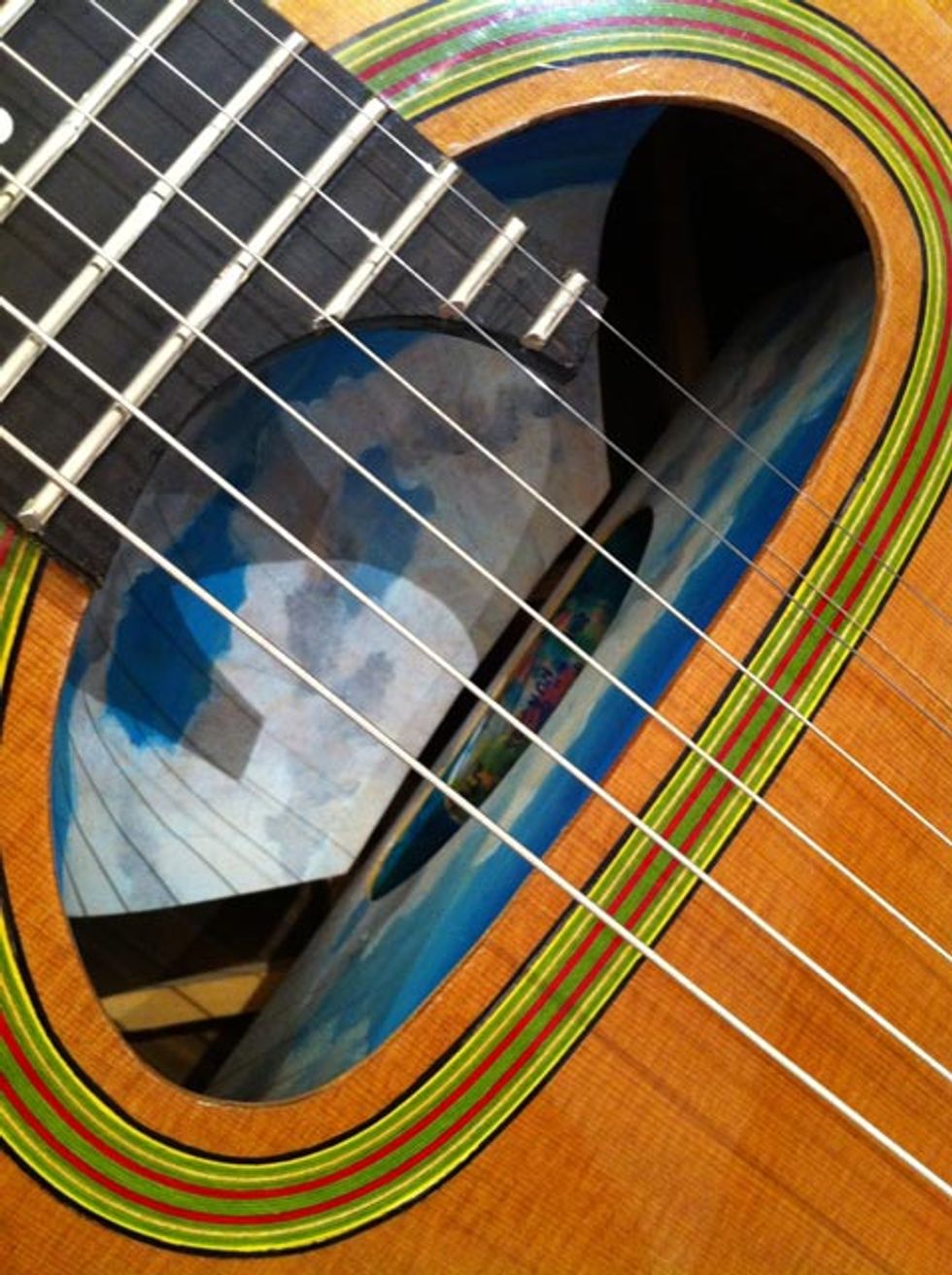 Michael Dunn Art Guitars Mystery Pacific Soundhole